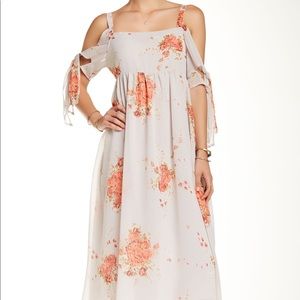 Free People Tied To You Dress In Sand Combo